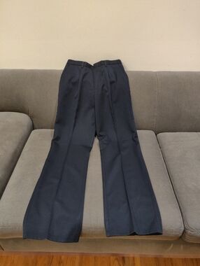 Izod Boys' Black Dress Pants - Classic Pleated Trousers